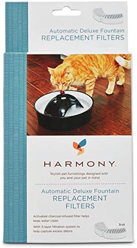 Petco Brand - Harmony Automatic Deluxe Ceramic Cat Fountain Replacement Filters