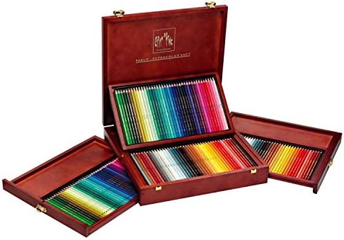 Caran D ' ache Supracolor + Pablo Дървена кутия 160 моливи (3000.460)