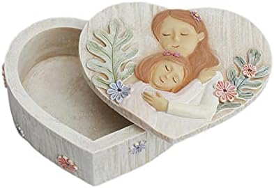 IFUNEYS Memory Спомен Кутии за мама, Скульптурная Ръчно рисувана Декоративна Кутия Майка на Дъщеря Подаръци