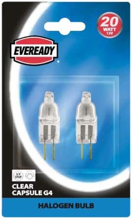 Eveready 2x 20W 12V G4 Dimmable Халогенни Капсульные крушка - опаковка от 2