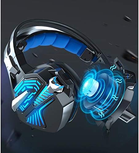 skko Gaming Headset 7.1 Surround Sound Gaming Headset with ENC Noise Canceling Mic and Vibration Driver