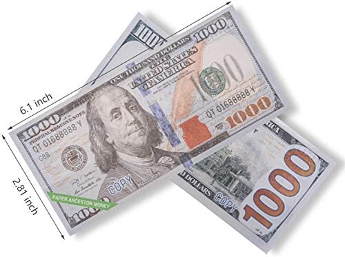 SONVIIBOX 480Pcs Ancestor Money - USD Joss Paper Money - Ancestor Money to Burn-Адски банкноти(480PCS)