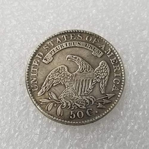 MOMOKY Copy 1819 US Half Dollar Antique Memorial Coin-America Liberty&Eagle 50 Cents Collection Coin Morgan