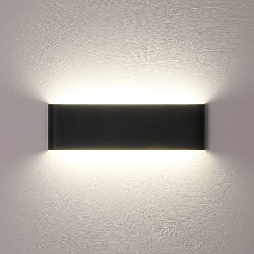 9,5-цолови Модерни Черни Сребро Мат Повърхностни Тела Суета LED Предпазват от Отблясъци Стена Светлина Нагоре