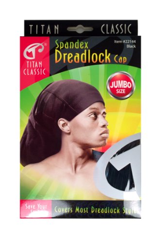 Titan Classic Спандекс Dreadlock Cap, 1 Ea, 1count