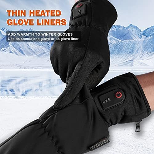 Dr. Warm Heated Gloves Liners, Акумулаторна Электронагревательные Ръкавици с Батерия 2600mAh за Мотоциклет