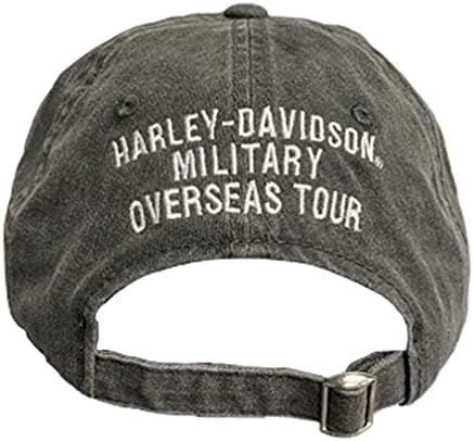 Harley-Davidson Military - Black Wash Six Panel Unstructured Ballcap - Злодей