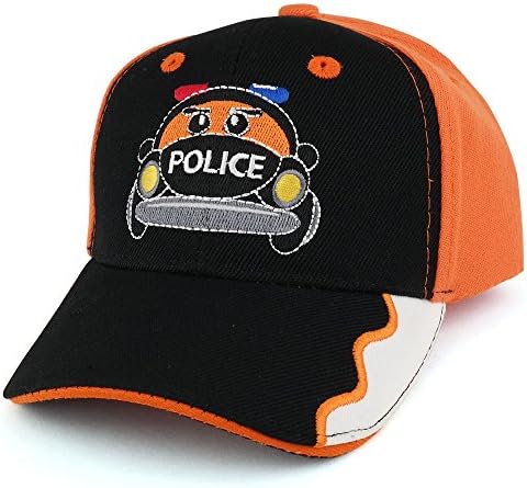 Моден Магазин за дрехи Детски Размер на Полицейска кола Бродирани Структурна Регулируема бейзболна шапка