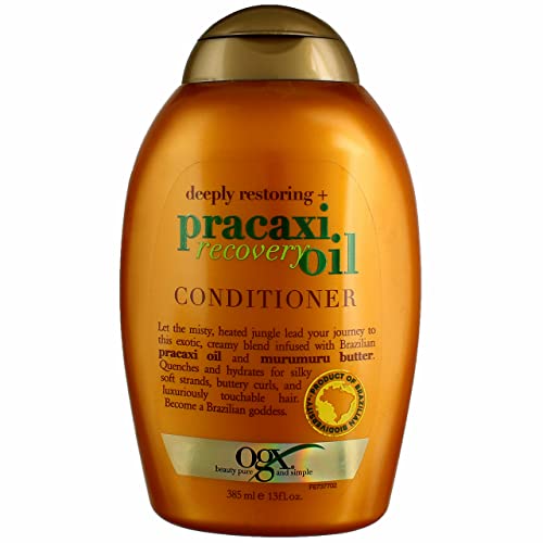 Ogx Климатик Pracaxi Oil 13 грама (Възстановителен) (385 мл) (Опаковка от 3 броя)
