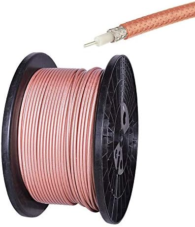 SUPERBAT High Power Digital Cable Coax UHF Male PL-259 to UHF Male PL-259 Jumper Кабел (10 фута, RG142)