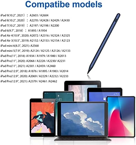 Стилус Молив за iPad 9-то поколение, Стилус Писалка за iPad 8-то поколение, Молив с Отклонение на дланта