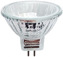 Anyray A1870Y (1-Bulb) 35 Watt Clear MR11 12-Volt Precision Halogen Reflector Fiber Optic Light Bulb 12V