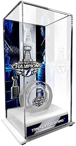 Tampa Bay Lightning 2020 Stanley Cup Champions Кристален миене, изпълнен с лед от финала за Купа Стенли