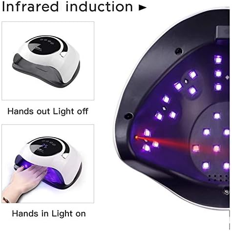 XIAOTIAN LED UV-Лампа За Нокти, Сешоар За Нокти, Гел-Лак За Нокти Сушилня Машина UV-Лампа За Втвърдяване,