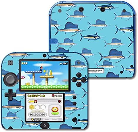 MightySkins Skin Съвместими с Nintendo 2DS - Billfish Stripes | Защитно, здрава и уникална vinyl стикер