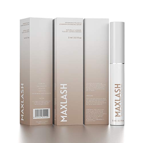 MaxLash Ultimate Eyelash & Eyebrow Enhancing Serum - Насърчава по-дълъг, пълен и дебел ресницам и бровям