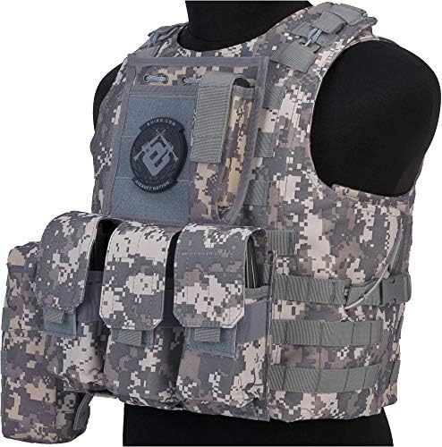 Evike Airsoft - Отмъстителите Milsim Style MOD-II Quick Release Body Armor Vest