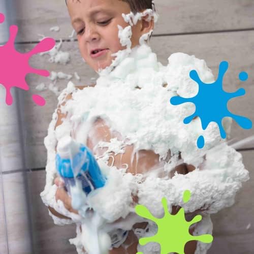 FOZZI'S Bath Foam Aerosol for Kids, Brilliant Blue, Groovy Green & Perfectly Pink, Good Clean Fun,11.04 унция(313 gm ) (опаковка от 3 броя)