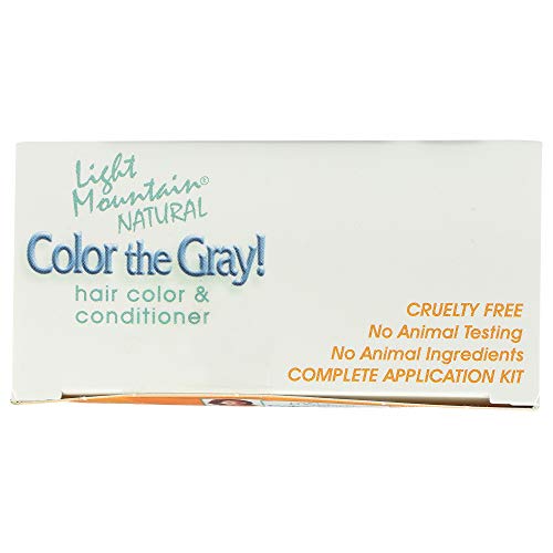 Светло планински Естествен цвят сив! Цвят и балсам за коса, махагон, 7 унции (197 г) (опаковка от 2 броя)