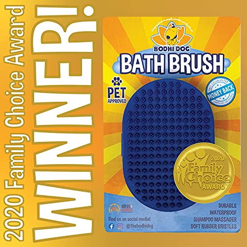 Бодхи New Dog Grooming Пет Shampoo Brush | Успокояващ Масаж Гумена Четина Къри Гребен за Измиване на Кучета