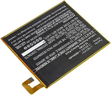 Synergy Digital Tablet Батерия, Съвместим с планшетным батерия Lenovo L19D1P31 (Li-Pol, 3,85 В, 4900 mah)