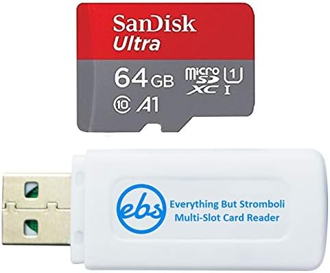 SanDisk Ultra 64GB Micro SD карта с памет Работи с LG K51, LG Q70, LG Q7+, LG Stylo 5+ Мобилен телефон (SDSQUAR-064G-GN6MN)