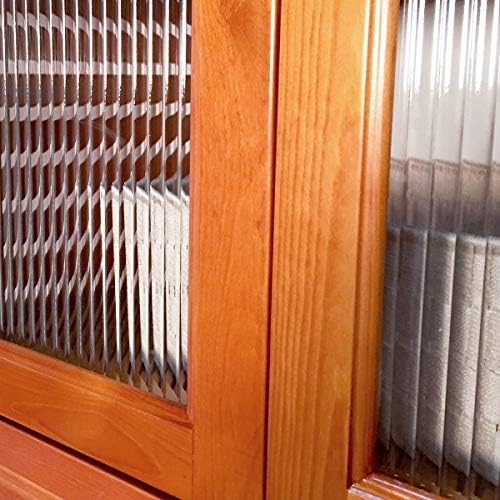 16in Deep Solid Wood 5-Drawer/Doors Woodcrest Organizer Deluxe Карамел Brown Регулируеми Рафтове