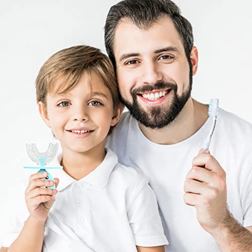 Детска U-образна четка за Зъби за 360° Внимателно Почистване за Избелване на Масажна четка U - Образна която