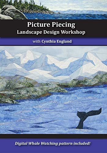 Picture Piecing - Landscape Design Workshop DVD by Cynthia England on her NEW Technique