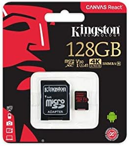 Професионален microSDXC 128GB Работи за Alcatel 3Card Custom, доказан SanFlash и Kingston. (80 MBIT/сек)