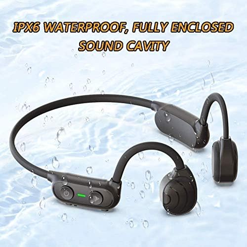 NCRD Open Ear Wireless Bone Conduction Headphones, for Sport Fitness, IPX6 Anti-Пот Earphones, for Running,