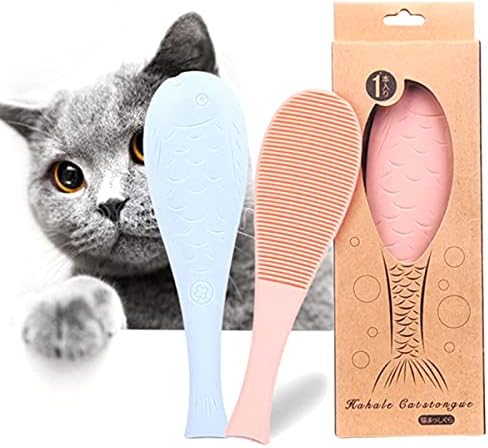 JIMITI Пет Hair Remover Creative Губим Removing Tongue Textured Grooming Deshedding Tool Brush Cat Comb