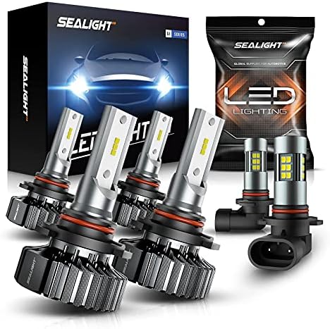 Комплект led лампи SEALIGHT Scoparc S1 9005/HB3 9006/HB4 H10/9145/9140/9045/9040 Led фарове за мъгла