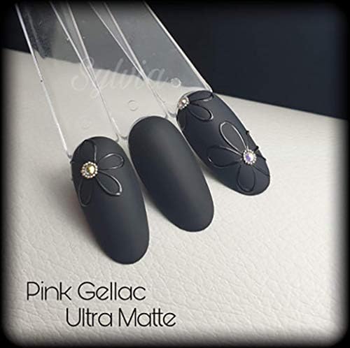 Pink Gellac Ultra Matte UV/LED No-Избършете Gel Top Coat