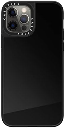CASETiFY Mirror Case Magsafe е Съвместим с iPhone 12/12 Pro - Черно на черно