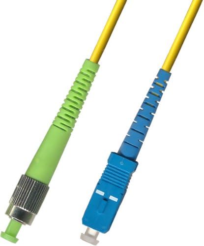 1M - Однорежимный симплексный оптичен кабел (9/125), FC/APC, SC/UPC