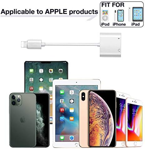 [Apple Пфи Certified] Lightning to 3.5 mm Headphone Jack Adapter iPhone 3.5 mm Jack Aux Dongle Cable Converter