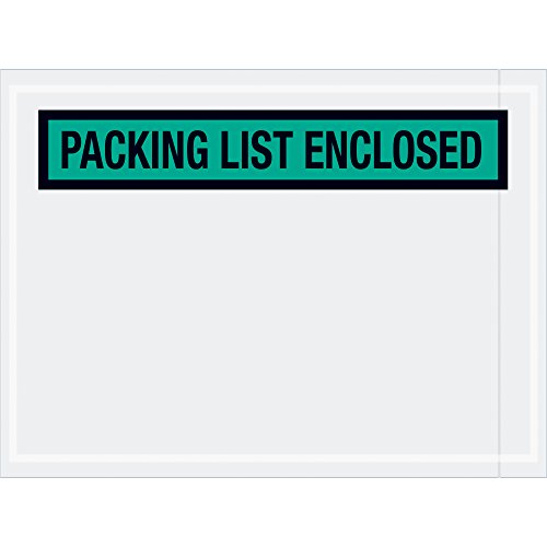 Пликове Tape LogicОпаковъчен лист, приложен, на 4 1/2 x 6, Зелен, 1000/Case