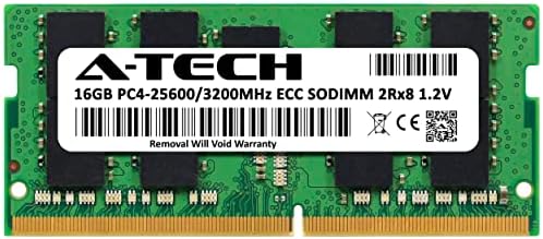 A-Tech 16GB RAM за Lenovo ThinkPad P1 Gen 4 (1 x 16GB) DDR4 3200 MHz PC4-25600 ECC Unbuffered sodimm памет