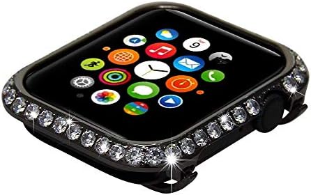 Пенливи Блинг-Блинг Бижута с диаманти Часовник Bezel Калъф Ръчна изработка Съвместими с най-новите Apple