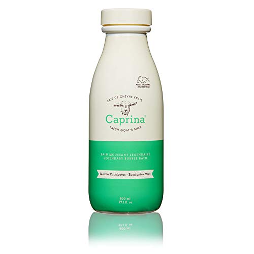 Caprina by Canus Легендарната Пяна за вана с прясно канадски козе мляко Лек сапун Овлажняващ Витамин А,