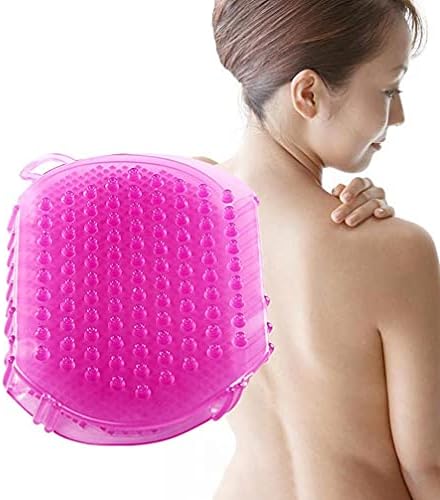 EXCEART 2Pcs Shower Brush Palm формата на сърце Massage Ръкавица Bath Ексфолиант Brushes Scrubber for Men