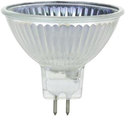 Sunlite Series 50MR16/CG/FL/12V/6PK Halogen 50W 12V MR16 Flood Light Bulbs, 3200K Bright White, GU5.3 Base,