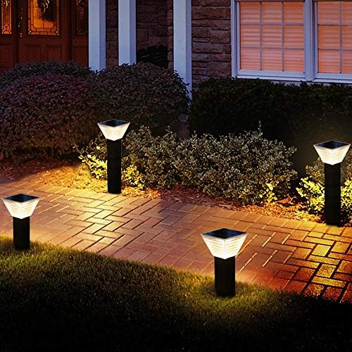 Towyoy New Nordic Modern Minimalist Environmental Protection Floor Outdoor Lamp Super Bright LED Solar Lawn
