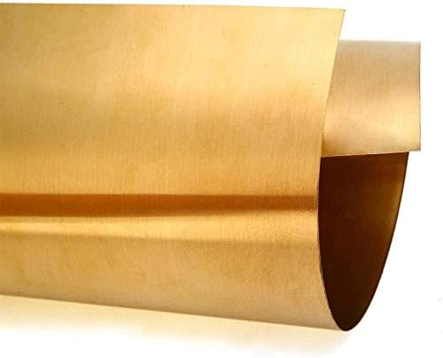 YIWANGO Месинг метален тънък лист Фолио Табела чист меден лист (размер : 0.2 mm x 20 mm x 1000 mm)