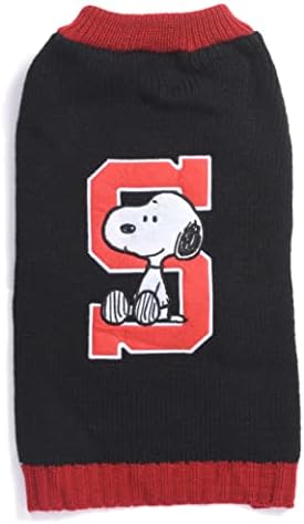 Фъстъци Комикси Снупи Колегиален Пуловер за Кучета, Някои Размери - Меки и удобни Дрехи за Кучета Дрехи