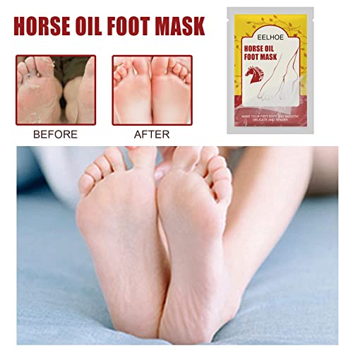 ZHIW Foot Mask Peel 2 Pack for Смахнат Heels Dead Skin & Calluses - Ексфолиращ Пилинг Естествено Лечение
