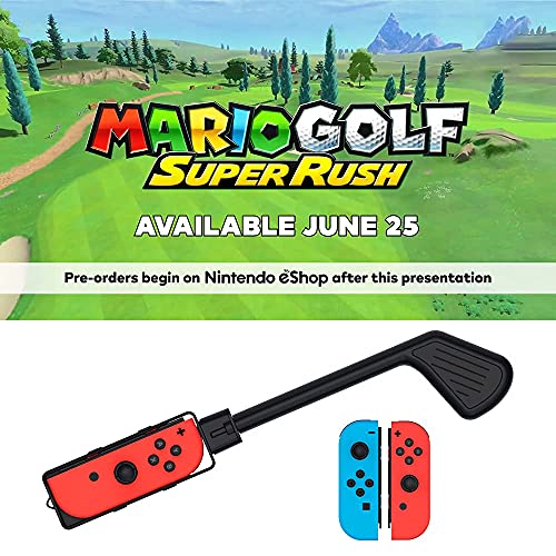 JOYTORN Switch Golf Род Съвместими с Nintendo Switch Mario Golf:Super Rush Game,Golf Games Handgrip Аксесоари