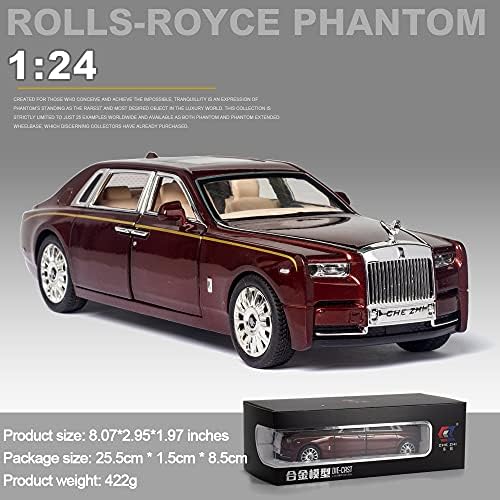Изискан Модел на превозното средство 1/24 Rolls-Royce Phantom Model Car,Цинк Сплав Отстъпи Играчка кола
