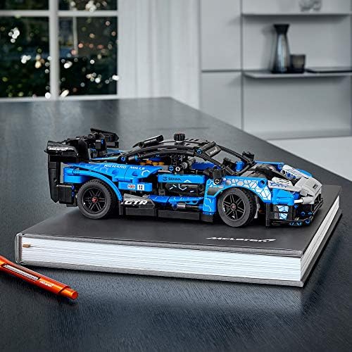 LEGO Техника Макларън Senna GTR 42123 Toy Car Model Building Kit; да се Изгради и да се покаже истински